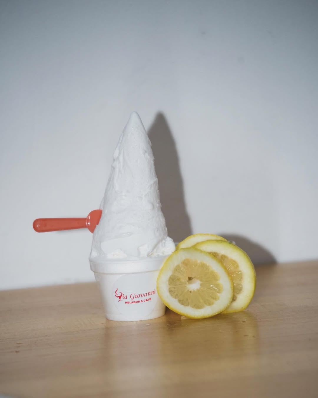 Helado con toppings Giovanini